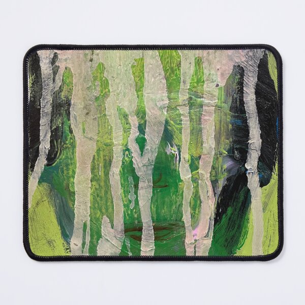 Item preview, Abstracted Face XI – Veiled Green Portrait designed and sold by Gela Mikava.