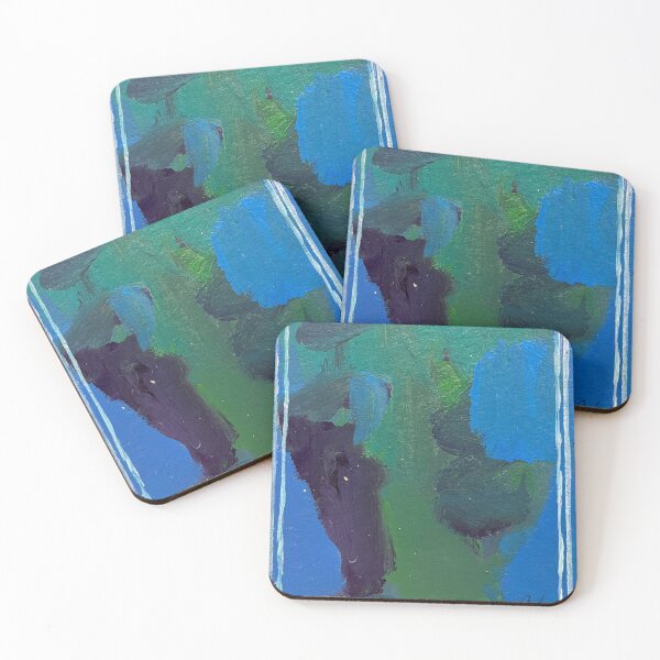 Item preview, Abstracted Face X – Emerald Silence designed and sold by Gela Mikava.