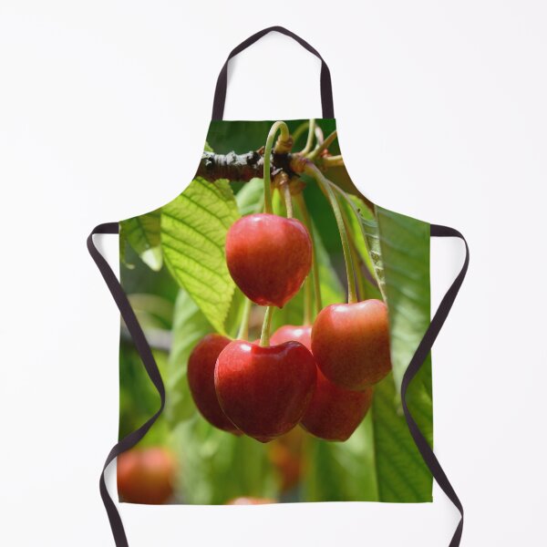 Aperçu de l'œuvre Fresh Red Cherries on Tree Branch Vibrant Summer Fruit Nature Aesthetic créée et vendue par onubi.
