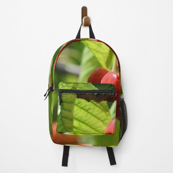 Item preview, Fresh Red Cherries on Tree Branch Vibrant Summer Fruit Nature Aesthetic designed and sold by onubi.