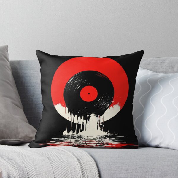 Item preview, Record art with red circle design designed and sold by anytka.