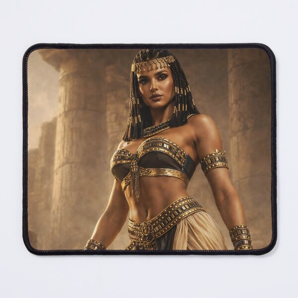 Item preview, Desert Warrior Queen – Powerful Full Body Gold Fantasy Art designed and sold by thor81pl.