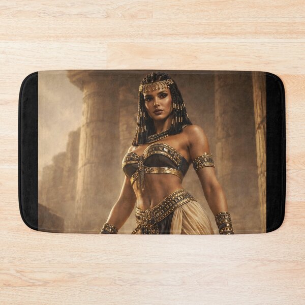 Item preview, Desert Warrior Queen – Powerful Full Body Gold Fantasy Art designed and sold by thor81pl.