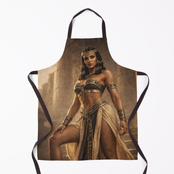 Item preview, Desert Warrior Queen – Powerful Full Body Gold Fantasy Art designed and sold by thor81pl.