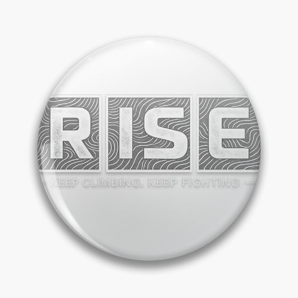 Item preview, Rise Typography Motivational T-Shirt | Keep Climbing Inspirational Streetwear Design designed and sold by IconicDesignsXd.