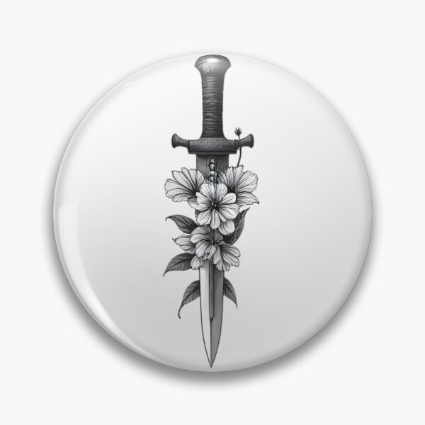 Item preview, Dark Floral Dagger designed and sold by Kavya Art.