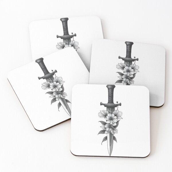 Item preview, Dark Floral Dagger designed and sold by Kavya Art.