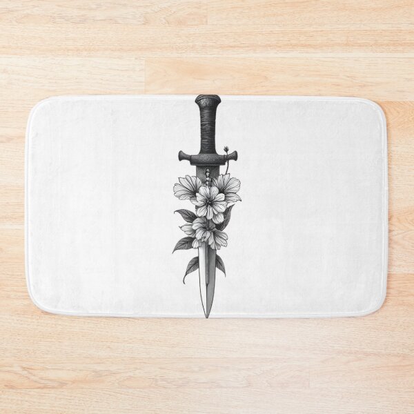 Item preview, Dark Floral Dagger designed and sold by Kavya Art.