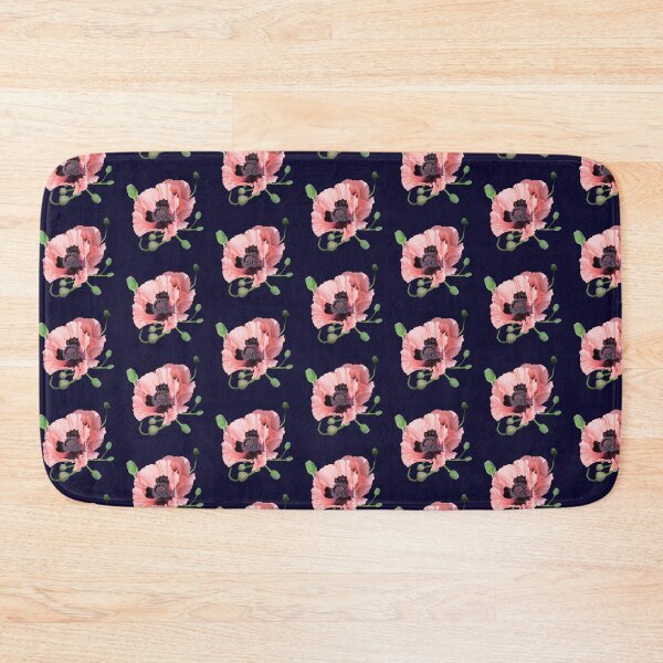 Item preview, Pink Poppy (on blue) designed and sold by Murph's Images.