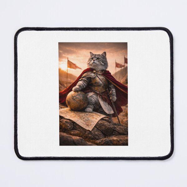 Item preview, Conqueror Cat Warrior Portrait designed and sold by LovelyCatGalaxy.