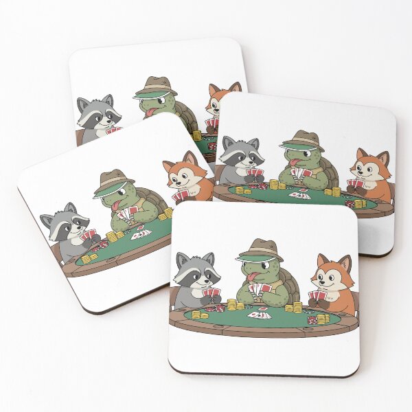 Item preview, animals playing poker designed and sold by didiiii74210.