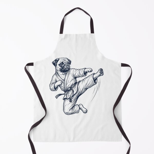 Item preview, Vintage Pug Doing Karate Martial Art Dog Lover designed and sold by TerryConnells.