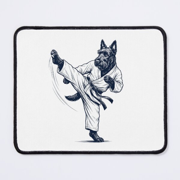Item preview, Vintage Scottish Terrier Doing Karate Martial Art Dog Lover designed and sold by TerryConnells.