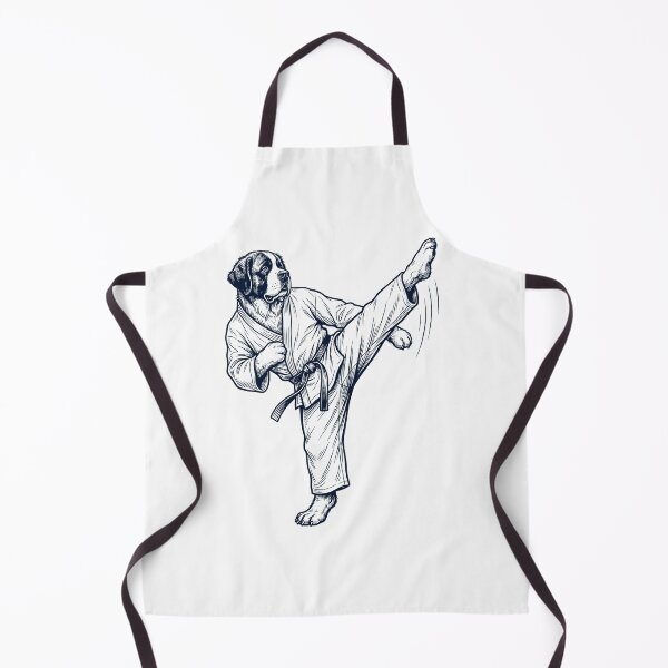 Item preview, Vintage Saint Bernard Doing Karate Martial Art Dog Lover designed and sold by TerryConnells.