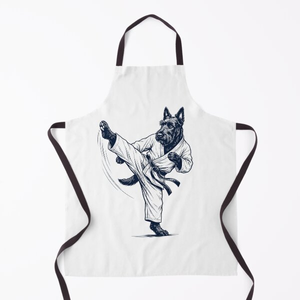 Item preview, Vintage Scottish Terrier Doing Karate Martial Art Dog Lover designed and sold by TerryConnells.