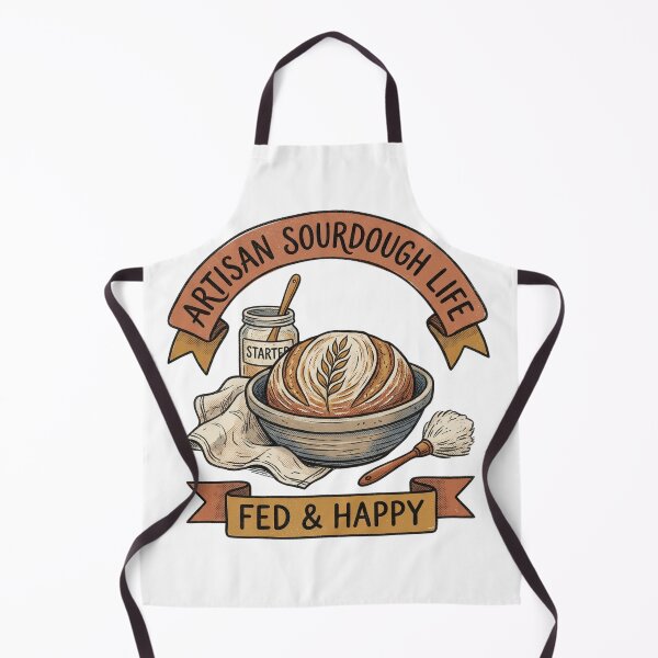 Item preview, Artisan Sourdough Life - Fed & Happy Sourdough Starter designed and sold by MarchyStudio.