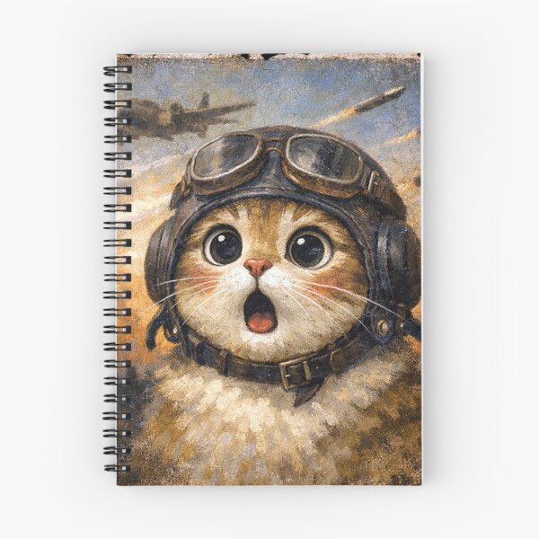 Item preview, Fighter Pilot Cat Chaos designed and sold by Steele-Art.
