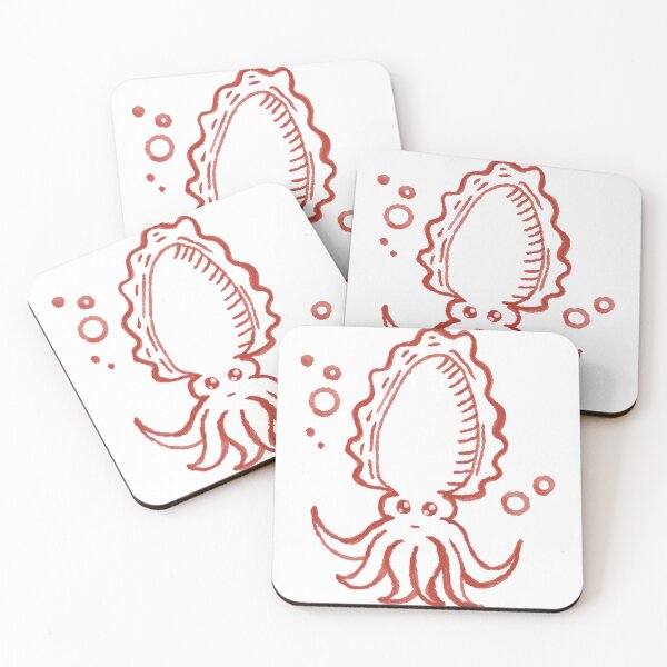 Item preview, Shy Cute Octopus Minimal Line Art designed and sold by Pryhozha.
