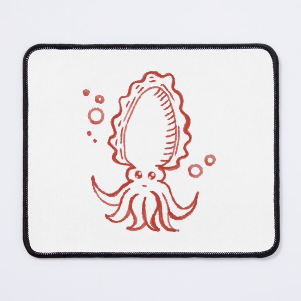 Item preview, Shy Cute Octopus Minimal Line Art designed and sold by Pryhozha.