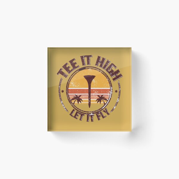 Item preview, Tee It High Let It Fly Vintage Golf Shirt Retro Golfer Gift T-Shirt for Men designed and sold by Sideline Society.