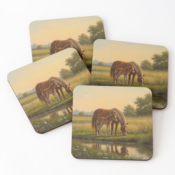 Item preview, Grazing mare and foal . designed and sold by T's&such.