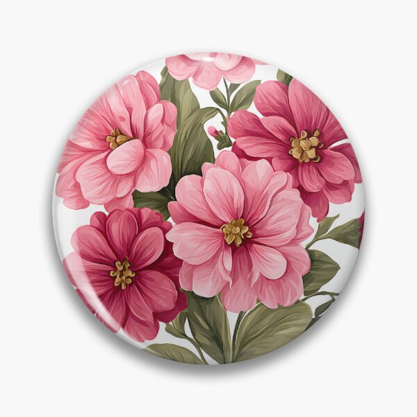 Item preview, Pink and Magenta Flower Bouquet - Elegant Romantic Floral Art Print designed and sold by DesignArtist.ia.
