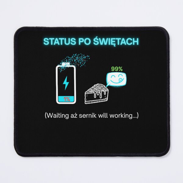 Item preview, Black Sernik Reboot - Post-Holiday Recovery System designed and sold by VibePolinglish.
