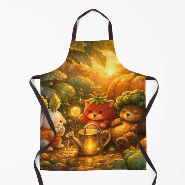 Item preview, Golden Harvest Friends Illustration designed and sold by aminz4.