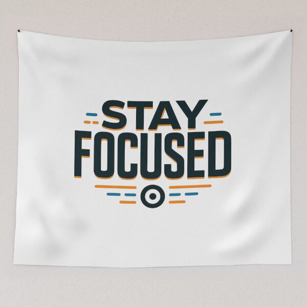 Item preview, Stay Focused Minimal Work Design designed and sold by echoink-studio.