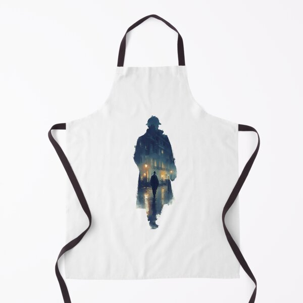 Item preview, Misty London Silhouette Sherlock Holmes Detective Art designed and sold by Fenay Designs.