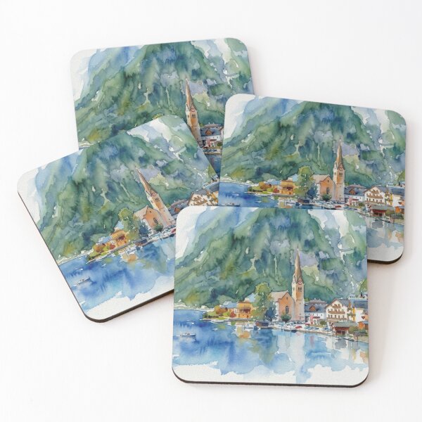 Item preview, Hallstatt Lake View designed and sold by caracatita75.