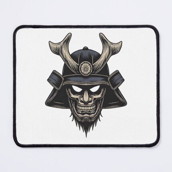 Item preview, Samurai Skull Warrior – Dark Bushido Art designed and sold by Kavya Art.