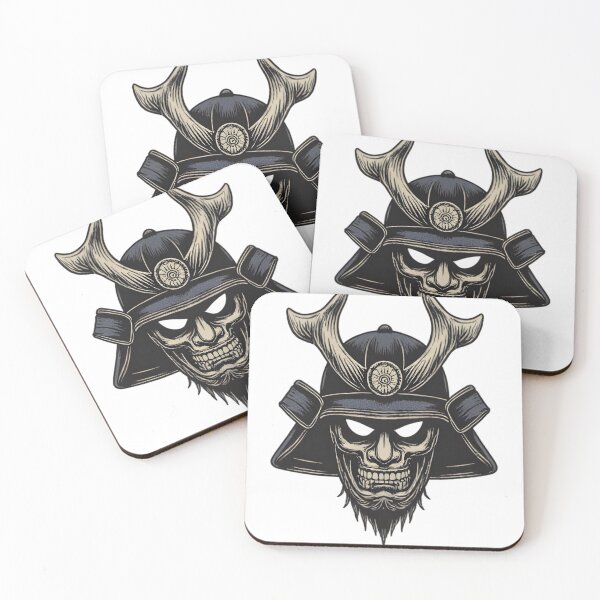 Item preview, Samurai Skull Warrior – Dark Bushido Art designed and sold by Kavya Art.