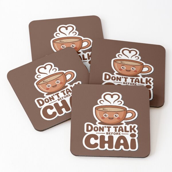 Item preview, Don’t Talk Before Chai – Funny Indian Tea Lover Quote | Chai Lover Aesthetic Design designed and sold by Globalcitytees.