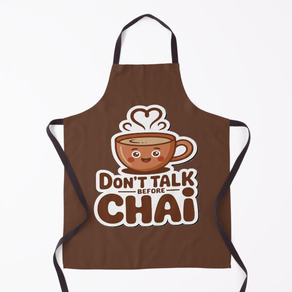 Item preview, Don’t Talk Before Chai – Funny Indian Tea Lover Quote | Chai Lover Aesthetic Design designed and sold by Globalcitytees.