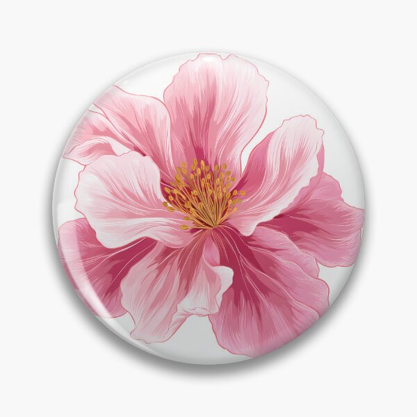 Item preview, Pink Hibiscus Flower - Elegant Tropical Floral Art Print designed and sold by DesignArtist.ia.