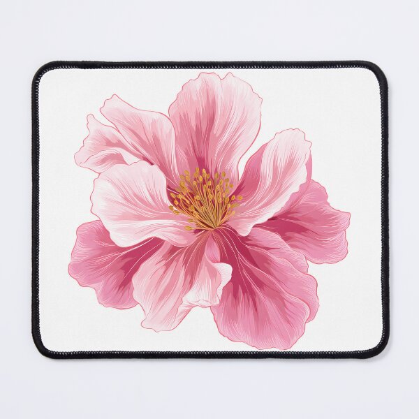 Item preview, Pink Hibiscus Flower - Elegant Tropical Floral Art Print designed and sold by DesignArtist.ia.