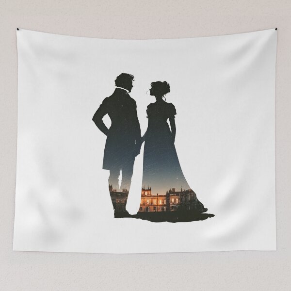 Item preview, Silhouette Double Exposure Pride and Prejudice Pemberley designed and sold by Fenay Designs.