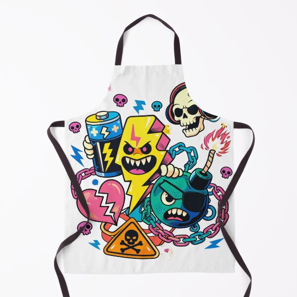 Item preview, Camiseta con calaveras y cadenas de electricidad designed and sold by Matinez Pink.