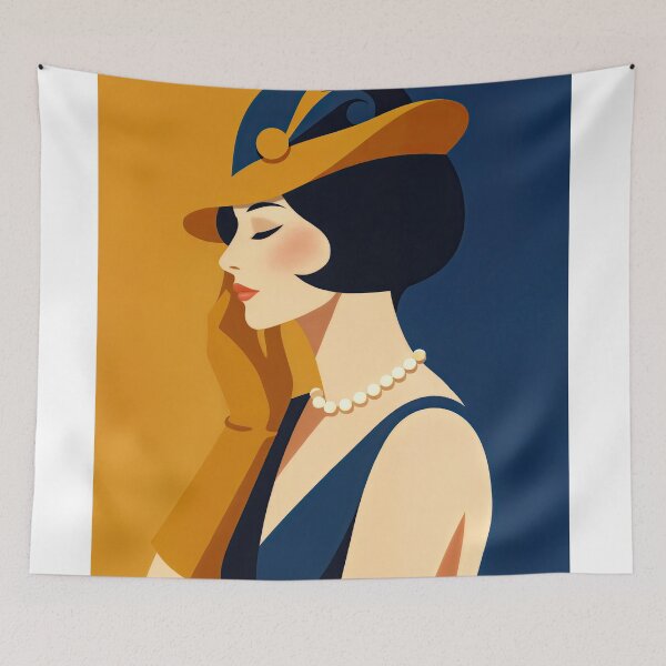 Item preview, Art Deco Elegance in Contrast designed and sold by ForeverPrintsOK.