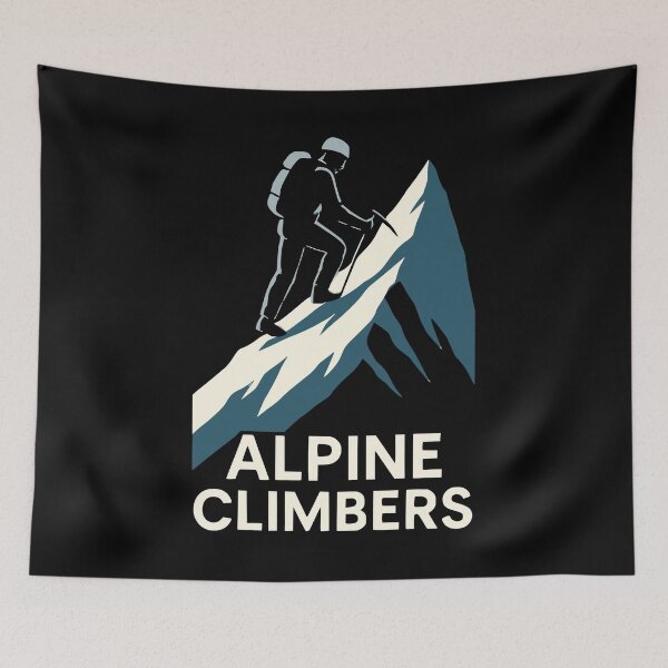 Item preview, Alpine Climbers designed and sold by Plot Twist Outfitters.