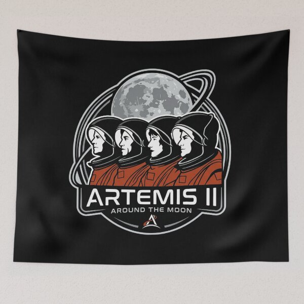 Item preview, Artemis II Around The Moon designed and sold by ajengsusan.