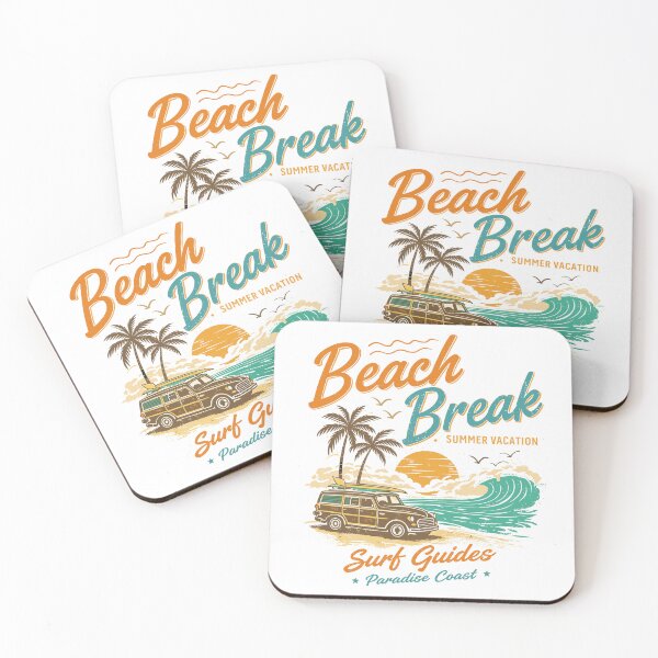 Item preview, Beach Break Summer Vacation Surf Guides designed and sold by Matinez Pink.