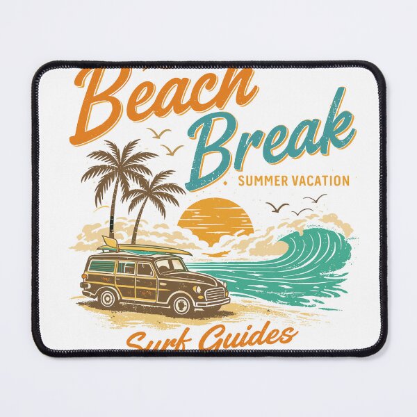 Item preview, Beach Break Summer Vacation Surf Guides designed and sold by Matinez Pink.