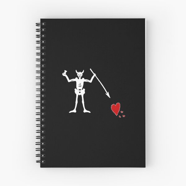 Item preview, Brokenhearted pirate flag designed and sold by MmeNonchalance.