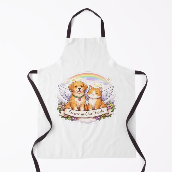 Item preview, Forever in Our Hearts Pet Memorial Sticker | Angel Dog Cat Rainbow Bridge Tribute Design designed and sold by Dasts Cart.