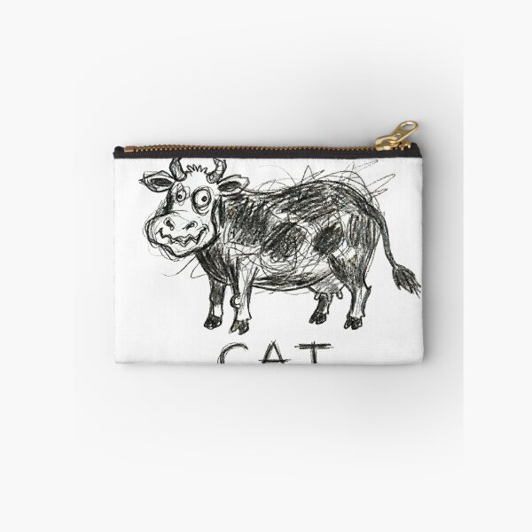 Item preview, Druggy Cow Cat Sketch designed and sold by Maangata Art.