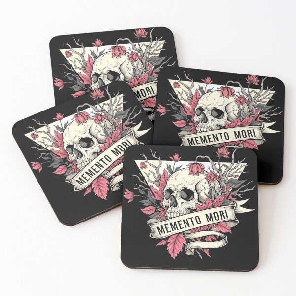 Item preview, Memento Mori Skull Flowers and Dead Leaves designed and sold by nuel-art.