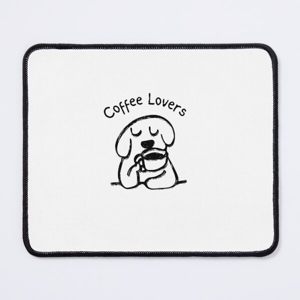 Item preview, Coffee Lover Dog – Cute Dog Drinking Coffee Funny Pet Design designed and sold by gluxdesing.