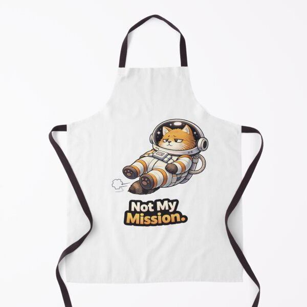 Item preview, Unbothered Cat Astronaut Not My Mission designed and sold by Gentlestate.
